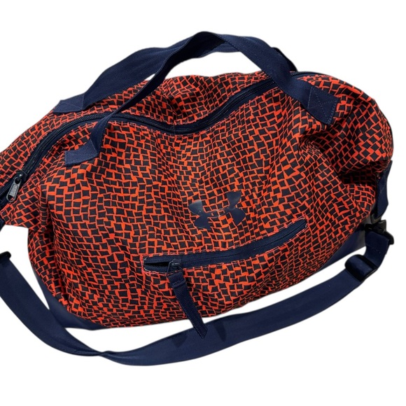 Under Armour Other - Under Armour Men's Orange and Navy Duffel Bag